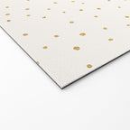 Falling Stars Metallic Gold Dot Pattern Welcome Mat Gallery Image 2