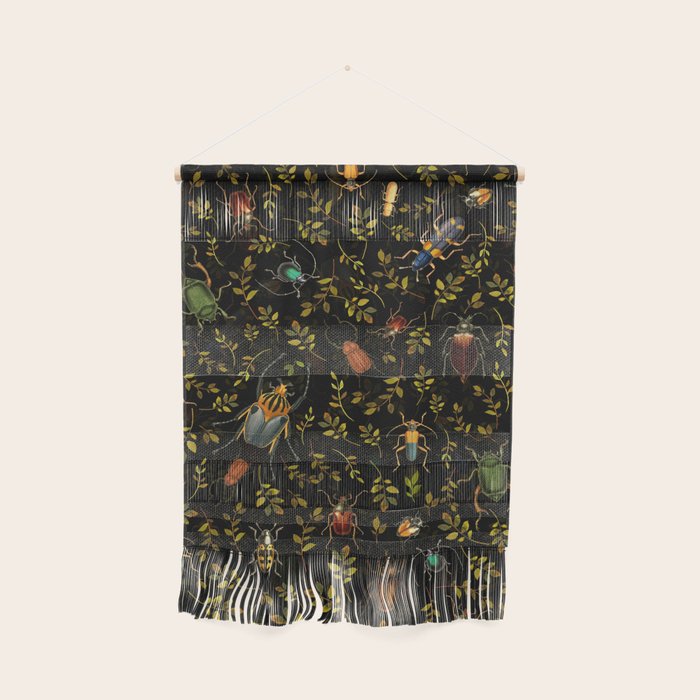 Vintage Mystic Night Beetle And Bugs Dance  Wall Hanging Gallery Image 1