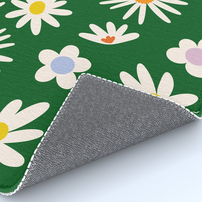 Rainbow Vintage Daisies Rug Gallery Image 4