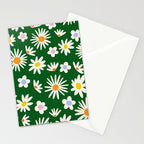 Rainbow Vintage Daisies Stationery Card Gallery Image 2