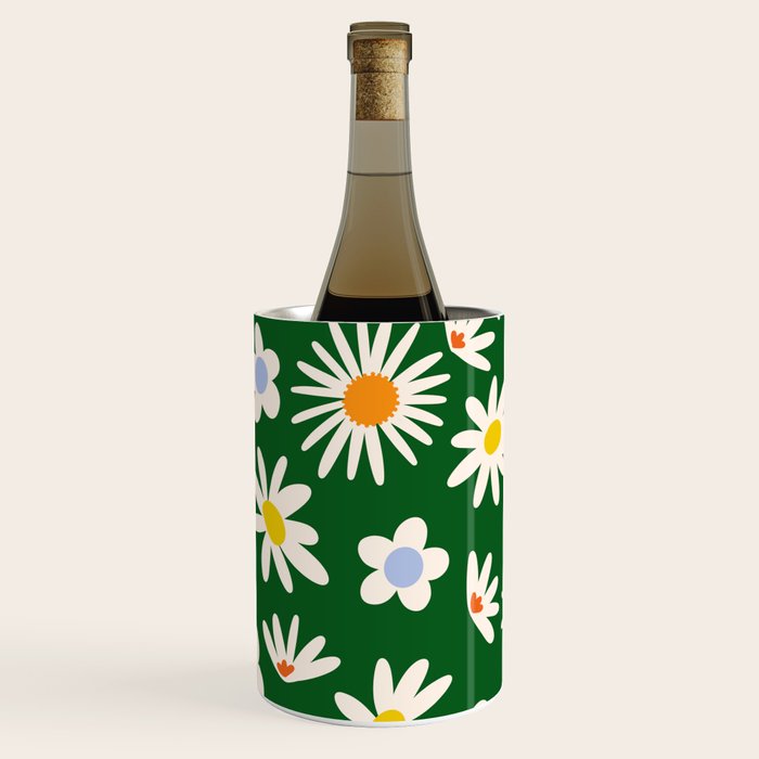 Rainbow Vintage Daisies Wine Chiller Gallery Image 2