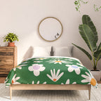 Rainbow Vintage Daisies Comforter Gallery Image 3