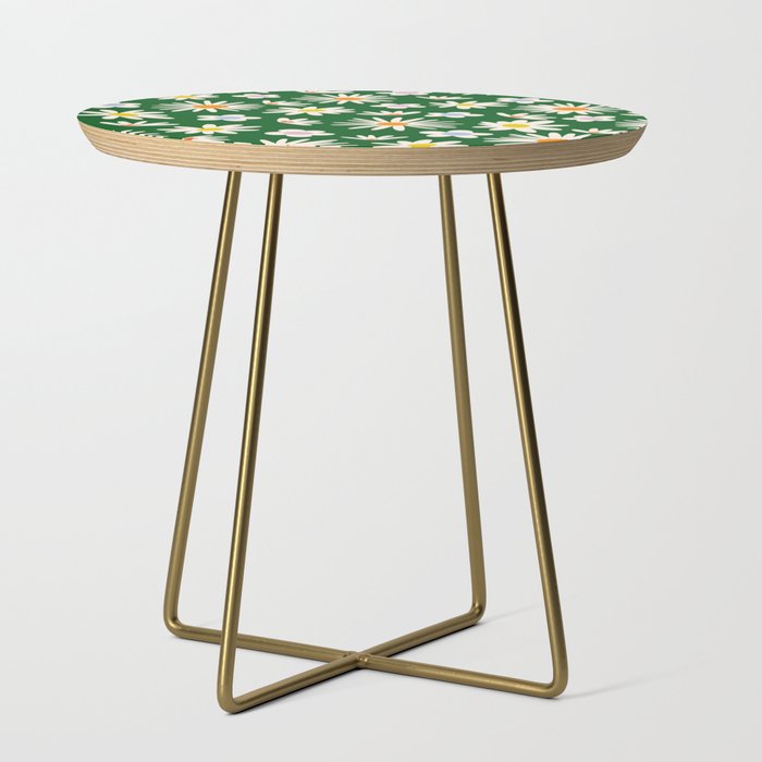 Rainbow Vintage Daisies Side Table Gallery Image 1