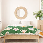 Rainbow Vintage Daisies Duvet Cover Gallery Image 3