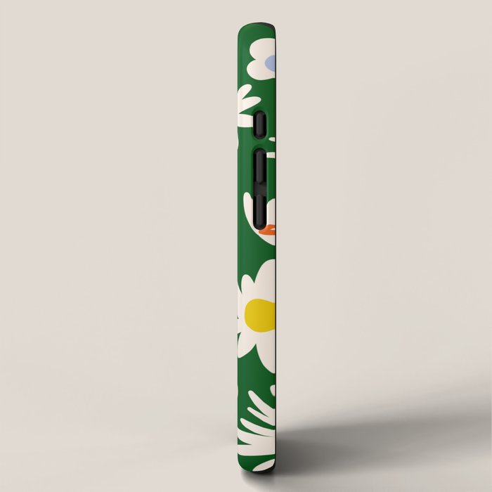 Rainbow Vintage Daisies iPhone Case Gallery Image 2