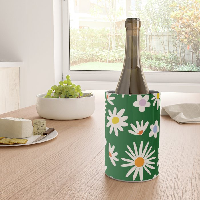 Rainbow Vintage Daisies Wine Chiller Gallery Image 4