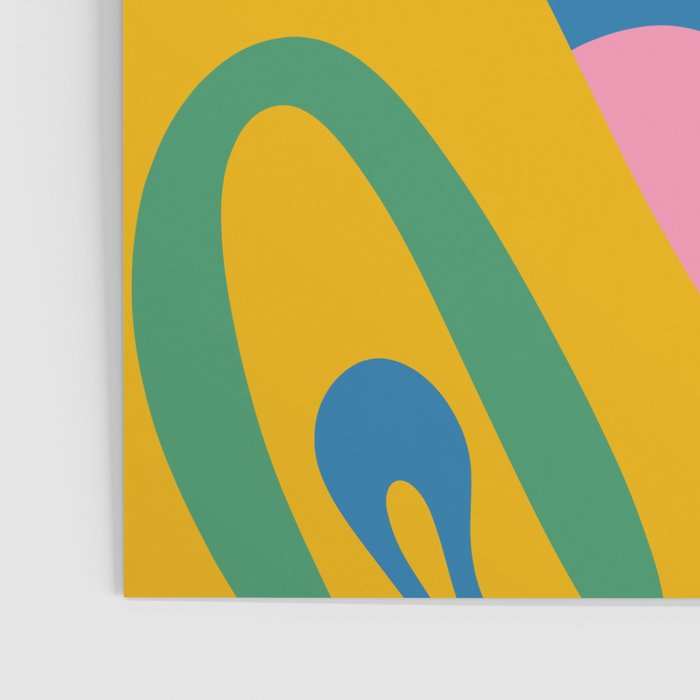 So Trippy Retro Psychedelic Abstract Pattern 2 in Rainbow Pop Colors Poster Gallery Image 3
