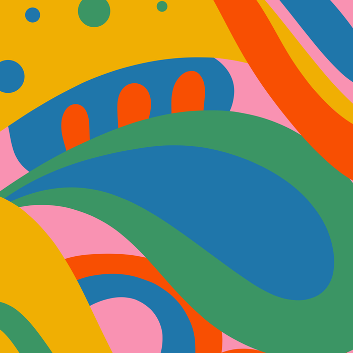 So Trippy Retro Psychedelic Abstract Pattern 2 in Rainbow Pop Colors Coffee Mug Gallery Image 2