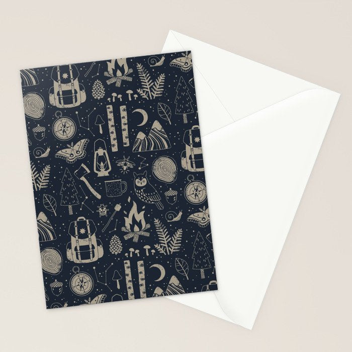 Into the Woods: Stargazing Stationery Card Gallery Image 2