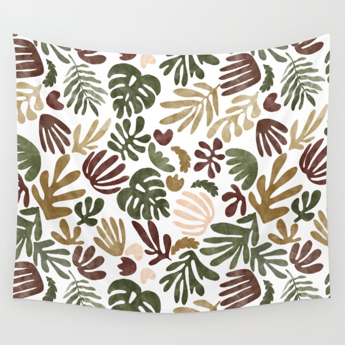 Matisse abstract jungle 17 Wall Tapestry Gallery Image 4