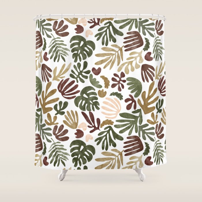 Matisse abstract jungle 17 Shower Curtain Gallery Image 1