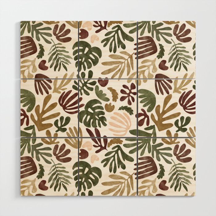 Matisse abstract jungle 17 Wood Wall Art Gallery Image 1