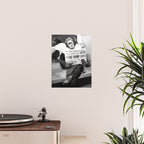 Space Chimp Lives - NASA Moon Flight black and white photograph Poster Gallery Image 2