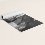 Space Chimp Lives - NASA Moon Flight black and white photograph Yoga Mat Gallery Image 2