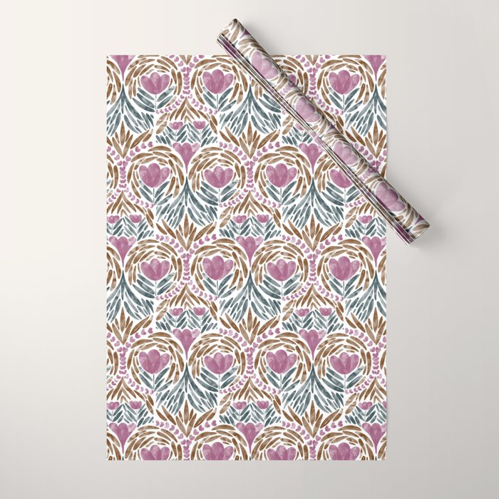 Floral Rhythm Botanic Wrapping Paper Gallery Image 1