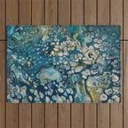 Underwater Abstract Fantasy Outdoor Rug Gallery Image 1