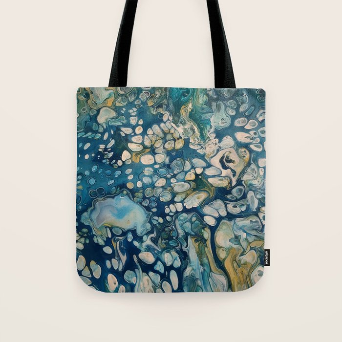 Underwater Abstract Fantasy Tote Bag Gallery Image 1