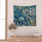 Underwater Abstract Fantasy Wall Tapestry Gallery Image 2