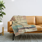 Old Books Throw Blanket Gallery Image 1