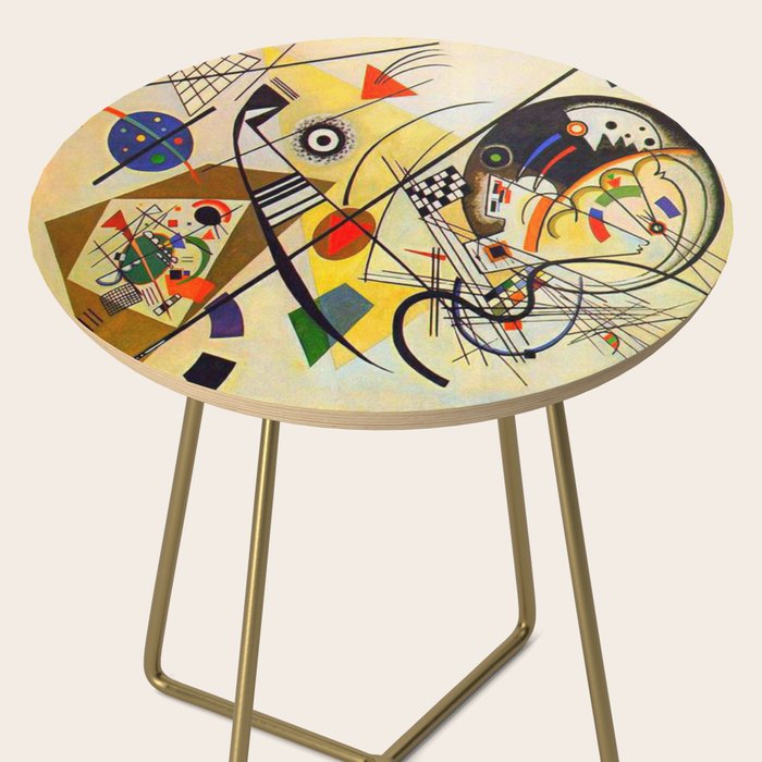 Wassily Kandinsky Transverse Line, colorful  Side Table Gallery Image 2