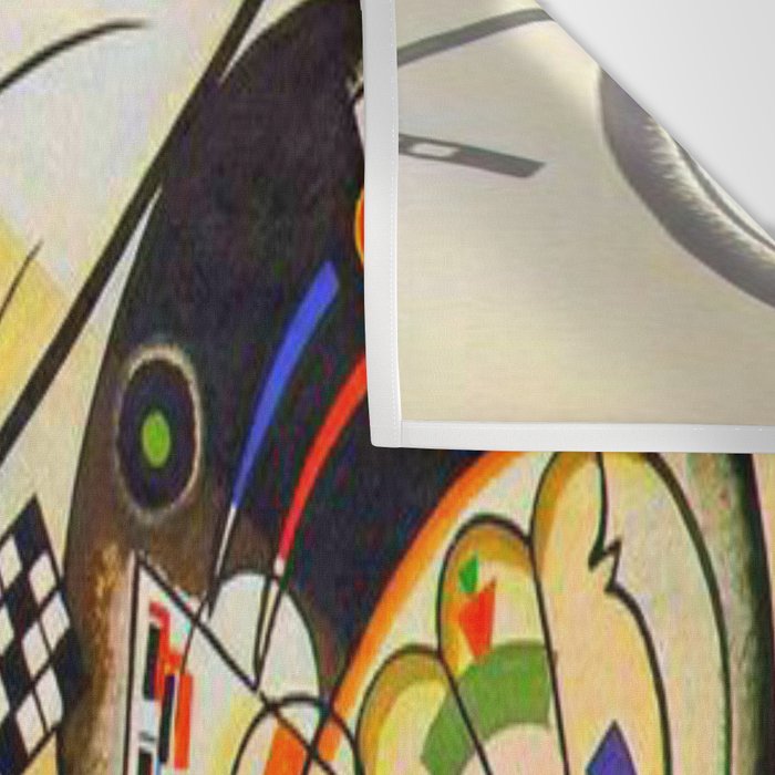 Wassily Kandinsky Transverse Line, colorful  Wall Tapestry Gallery Image 3