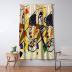 Wassily Kandinsky Transverse Line, colorful  Window Curtain Gallery Image 5