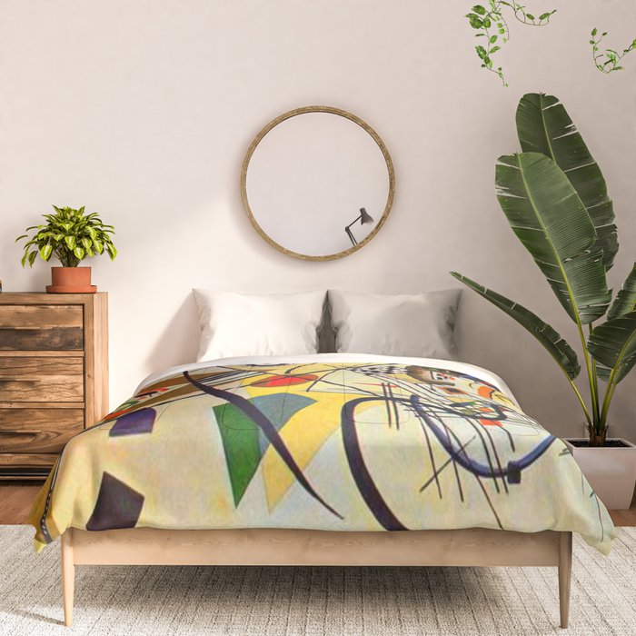 Wassily Kandinsky Transverse Line, colorful  Comforter Gallery Image 3