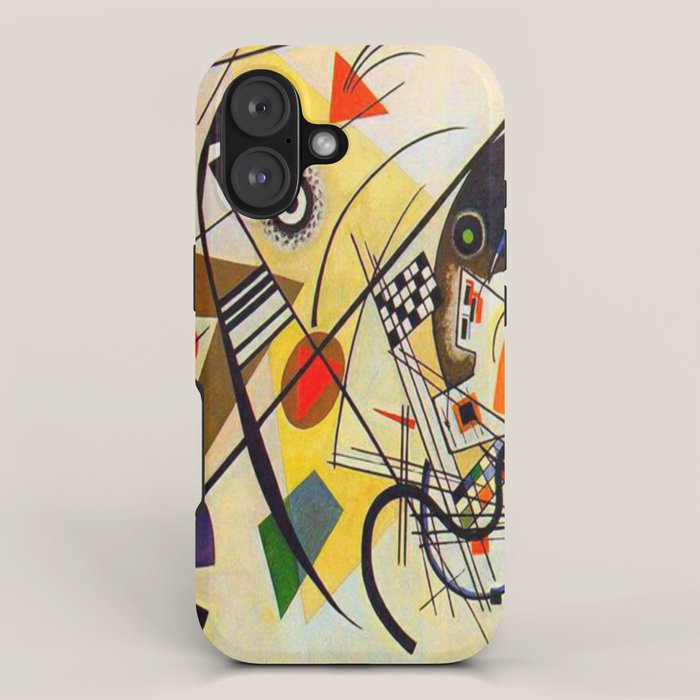 Wassily Kandinsky Transverse Line, colorful  iPhone Case Gallery Image 1