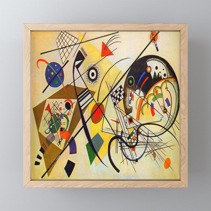 Wassily Kandinsky Transverse Line, colorful  Mini Art Print Gallery Image 1