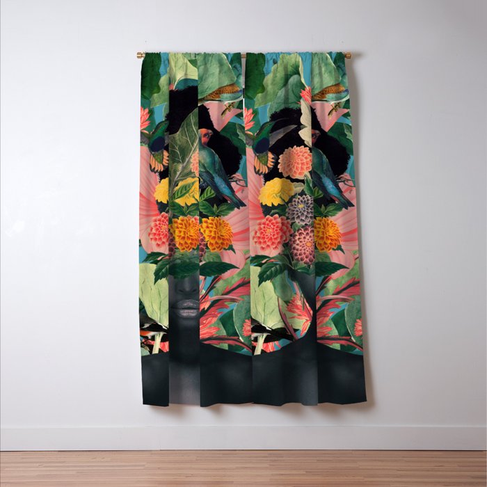 Floral beauty 24 Window Curtain Gallery Image 3