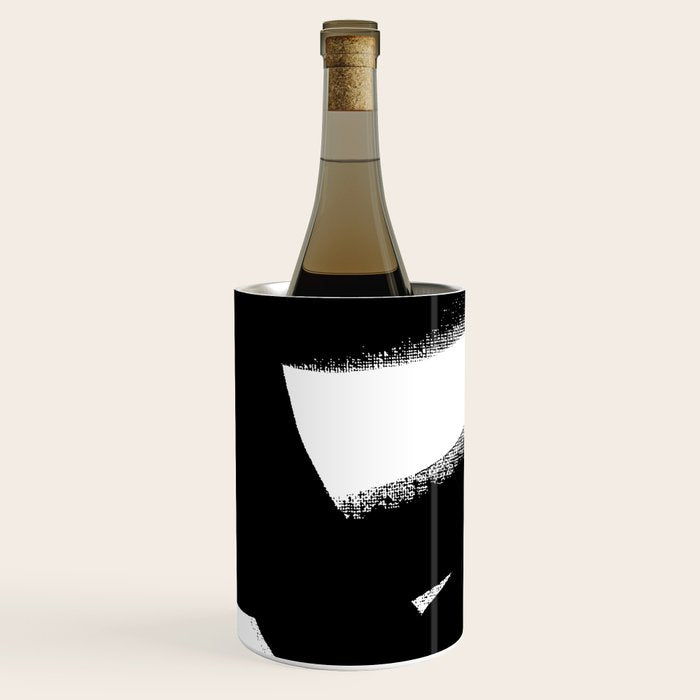 Brush Stroke â Black Abstract Wine Chiller Gallery Image 2