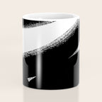 Brush Stroke â Black Abstract Coffee Mug Gallery Image 4