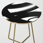 Brush Stroke â Black Abstract Side Table Gallery Image 2