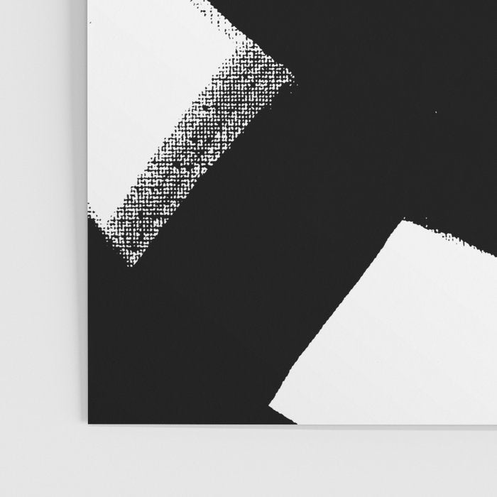 Brush Stroke â Black Abstract Poster Gallery Image 3