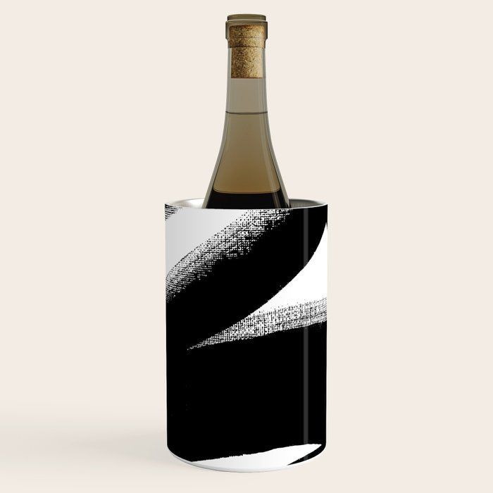 Brush Stroke â Black Abstract Wine Chiller Gallery Image 3