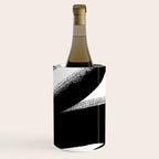 Brush Stroke â Black Abstract Wine Chiller Gallery Image 3