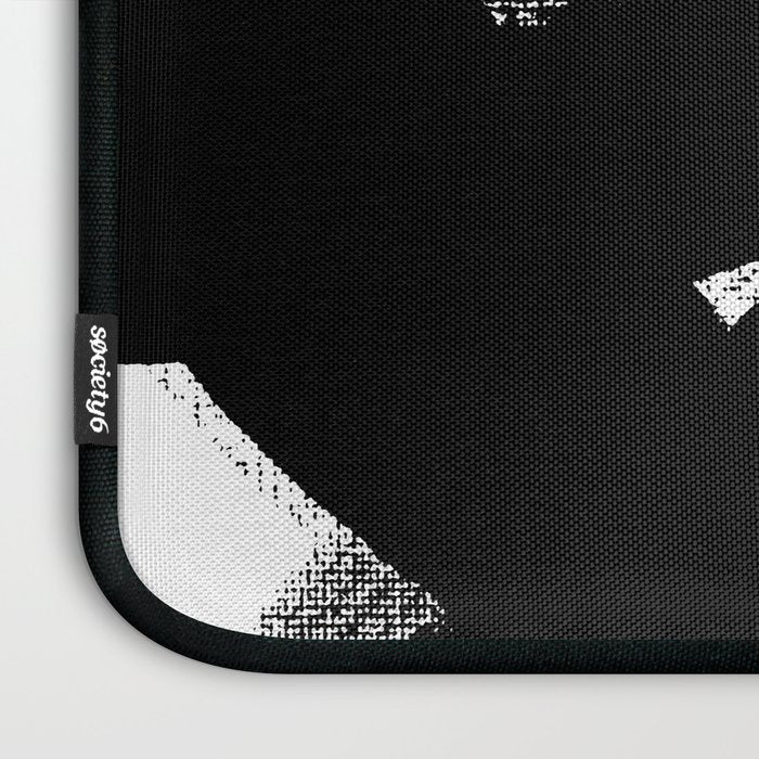 Brush Stroke â Black Abstract Laptop Sleeve Gallery Image 3