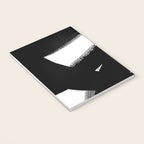 Brush Stroke â Black Abstract Notebook Gallery Image 3