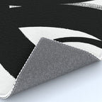 Brush Stroke â Black Abstract Rug Gallery Image 4