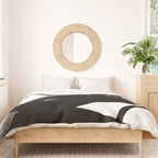 Brush Stroke â Black Abstract Duvet Cover Gallery Image 3