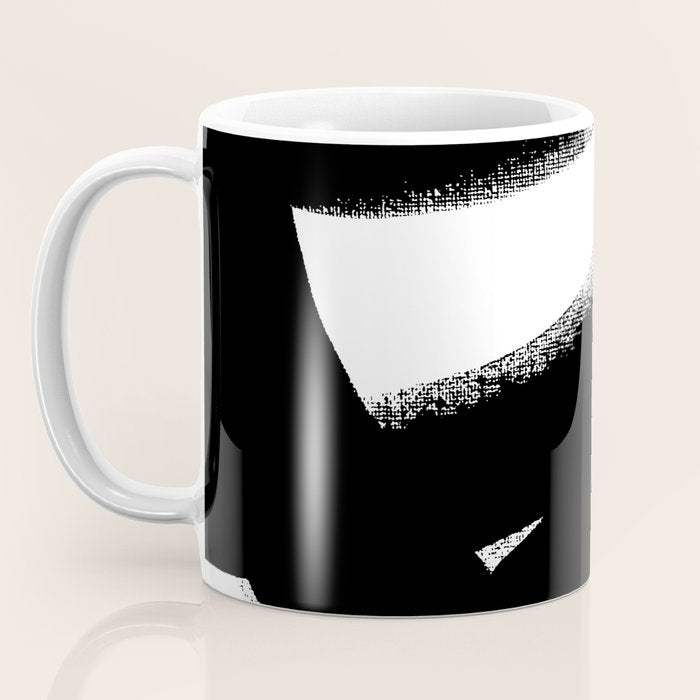 Brush Stroke â Black Abstract Coffee Mug Gallery Image 3