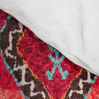 Epic Red Oriental Anthropologie Berber Atlas Moroccan Style Comforter Gallery Image 4