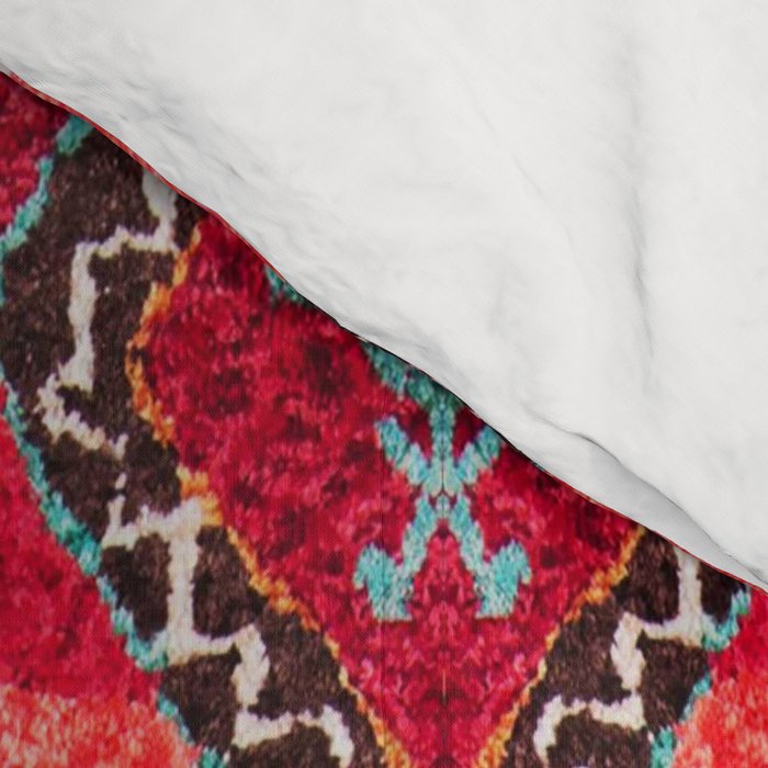 Epic Red Oriental Anthropologie Berber Atlas Moroccan Style Comforter Gallery Image 4