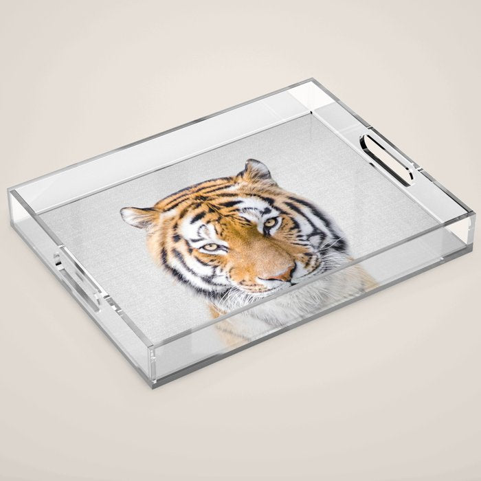 Tiger - Colorful Acrylic Tray Gallery Image 1