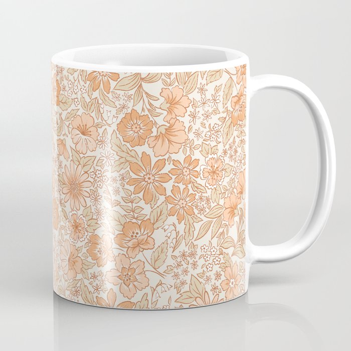 Posey - peach Coffee Mug Gallery Image 1