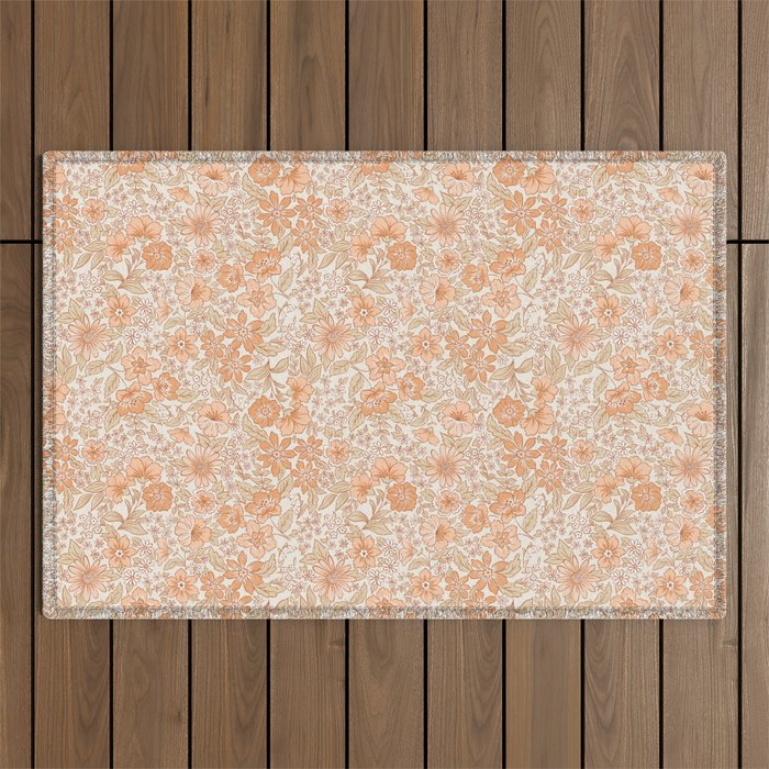 Posey - peach Outdoor Rug Gallery Image 1
