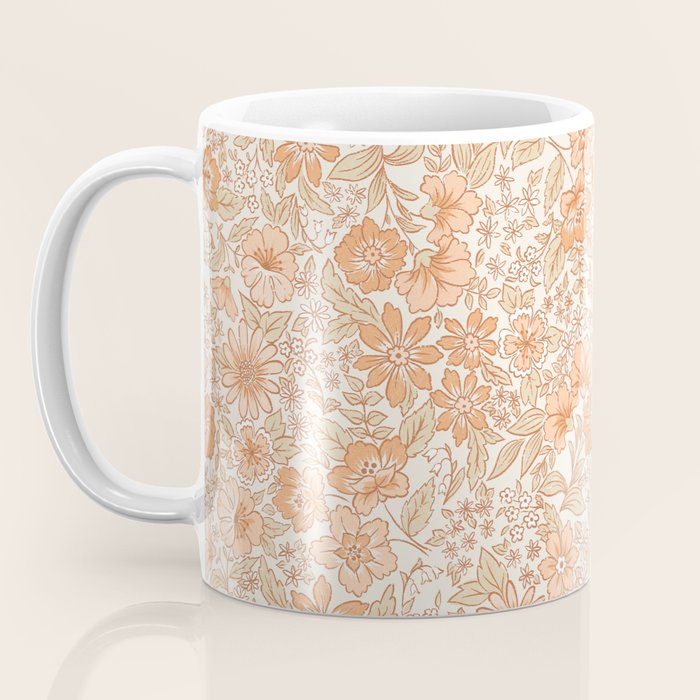 Posey - peach Coffee Mug Gallery Image 3