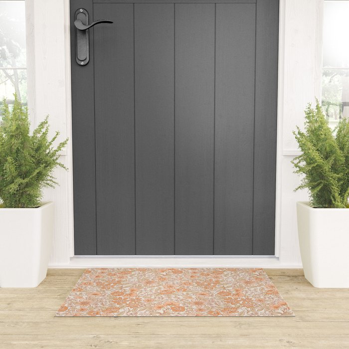 Posey - peach Welcome Mat Gallery Image 3