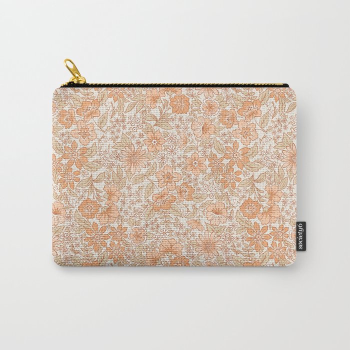 Posey - peach Carry All Pouch Gallery Image 1