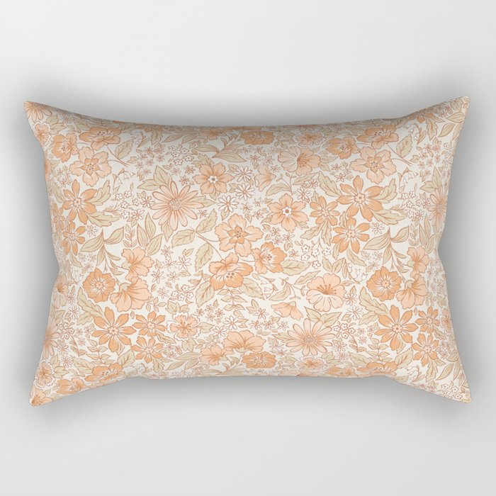 Posey - peach Rectangular Pillow Gallery Image 2